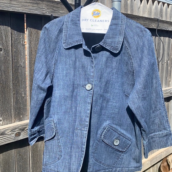 Christopher & Banks Jackets & Blazers - Christopher & Banks medium Jean jacket